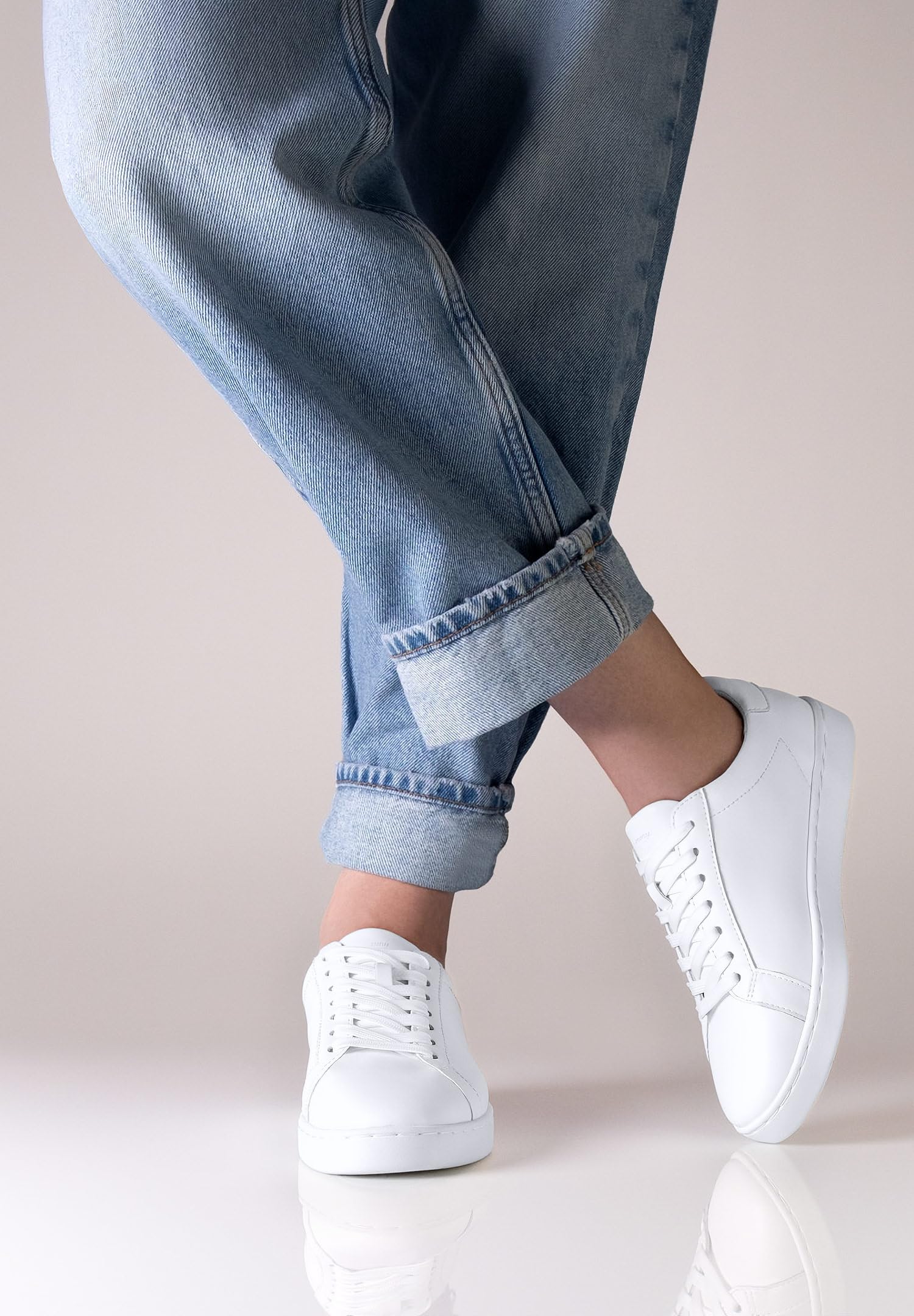 anna-kern-suny-7025-dance-sneaker-wei-veloursleder-pu-sohle image 3