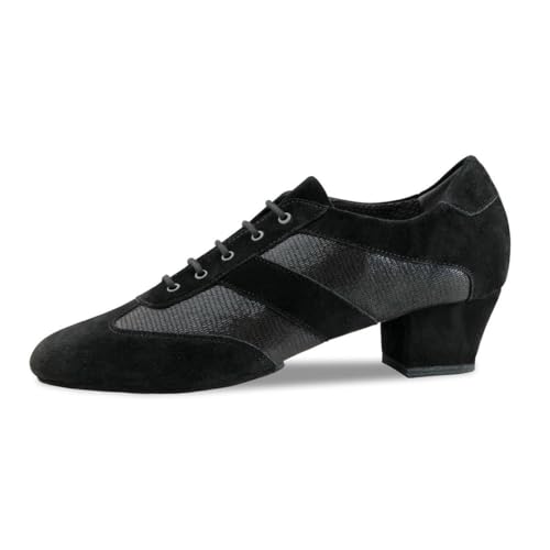 anna-kern-sandrine-trainerschuh-schwarz-velourleder-sohle-geteilt image 4