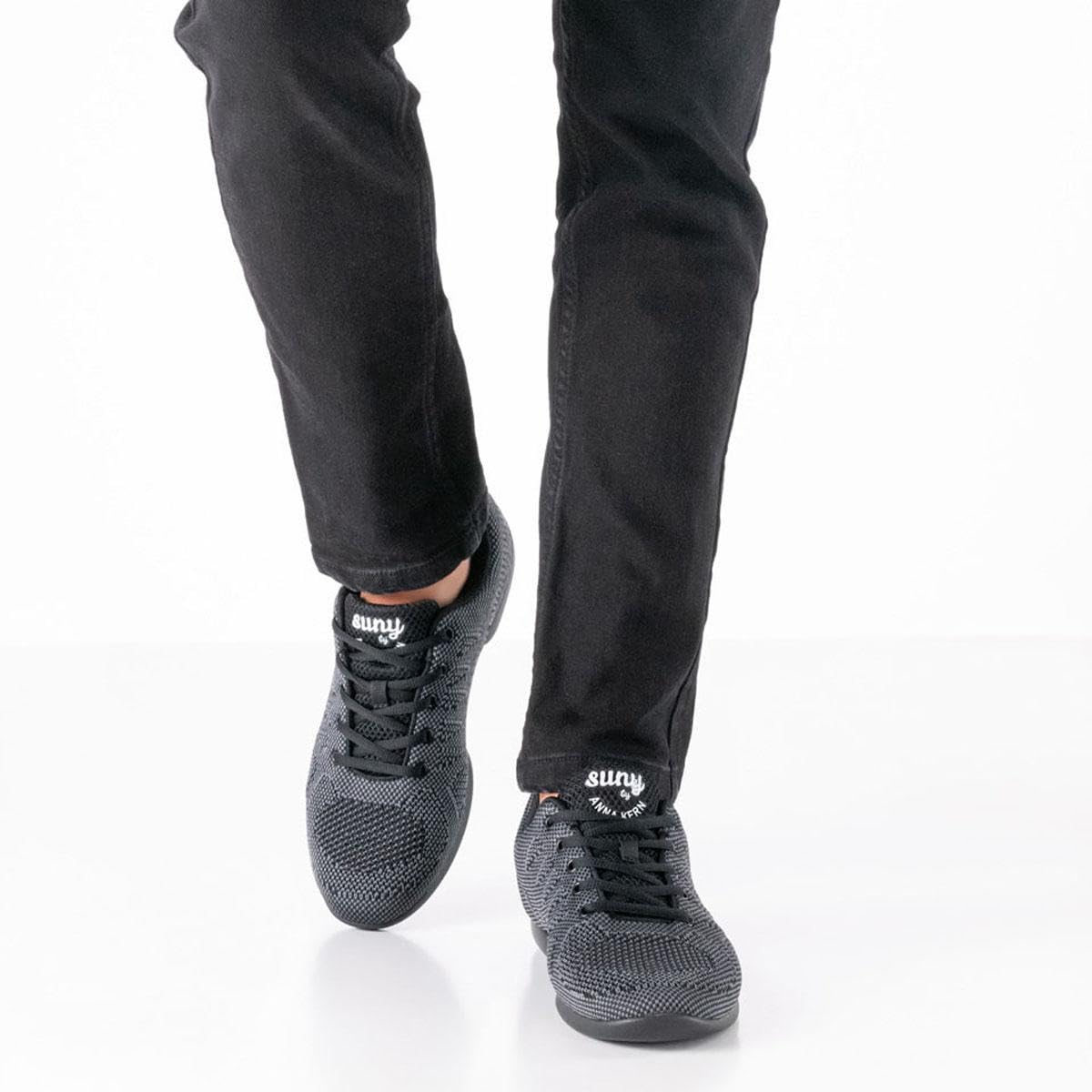 anna-kern-trainerschuhe-4050-bold-herren-schwarz-grau-textil image 6
