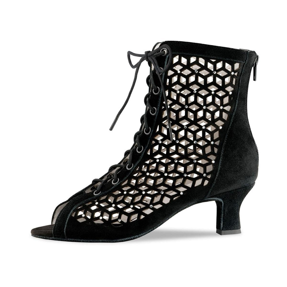 anna-kern-elaine-tanzstiefel-damen-schwarz-5-cm-strass image 1