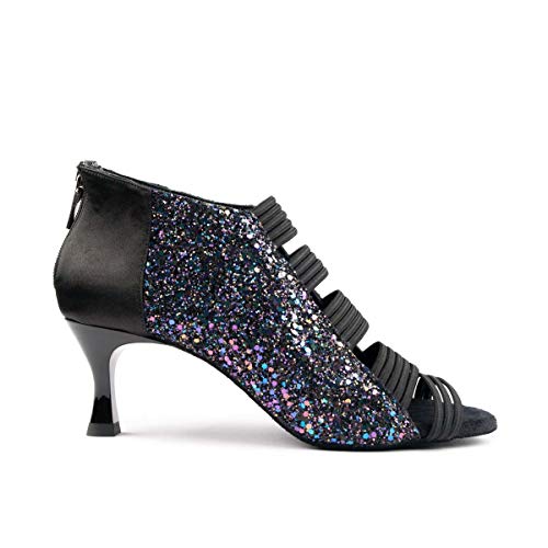 portdance-standard-pd811-pro-tanzsandalette-schwarz-glitzer-5-cm image 5