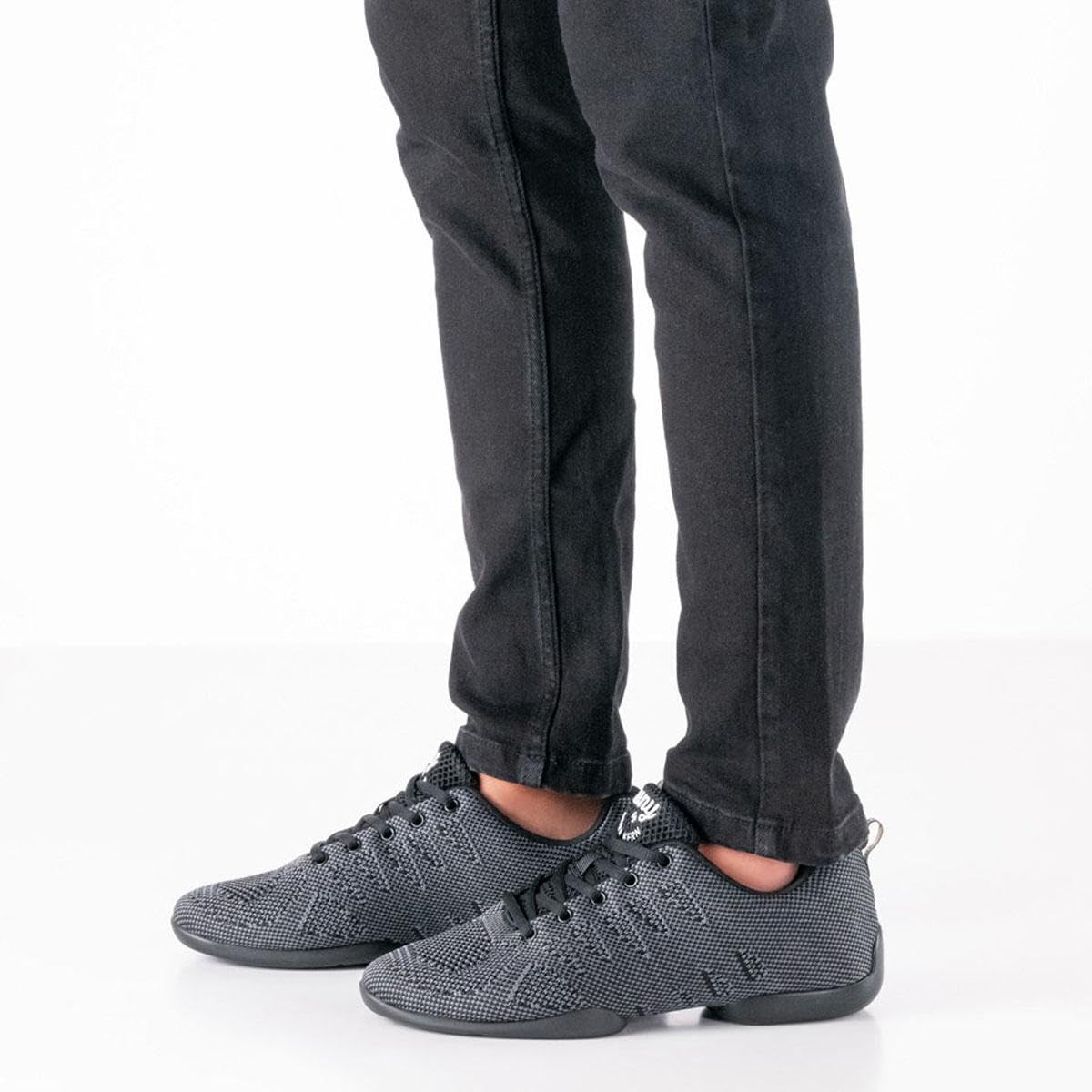 anna-kern-trainerschuhe-4050-bold-herren-schwarz-grau-textil image 4