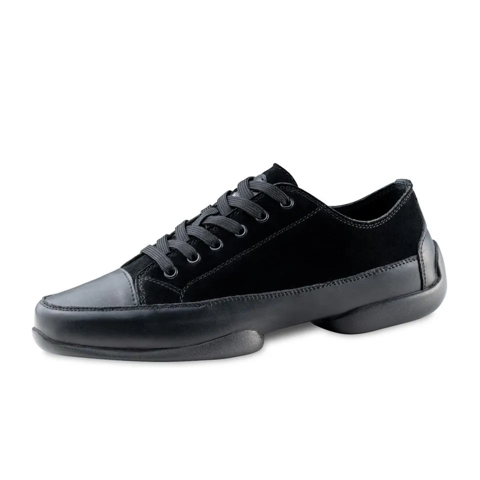 anna-kern-145-dance-sneaker-damen-schwarz-veloursleder image 1