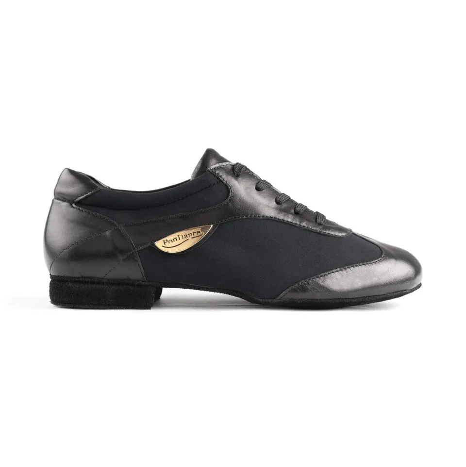portdance-pd03-tanzsneakers-schwarz-leder-neopren-damen image 1