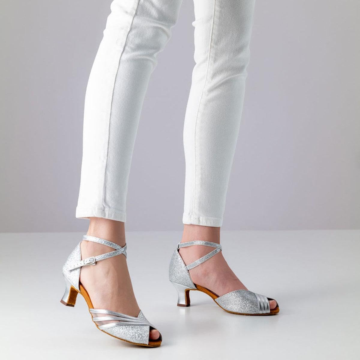 anna-kern-christelle-tanzschuhe-silber-5cm-gr-36 image 5