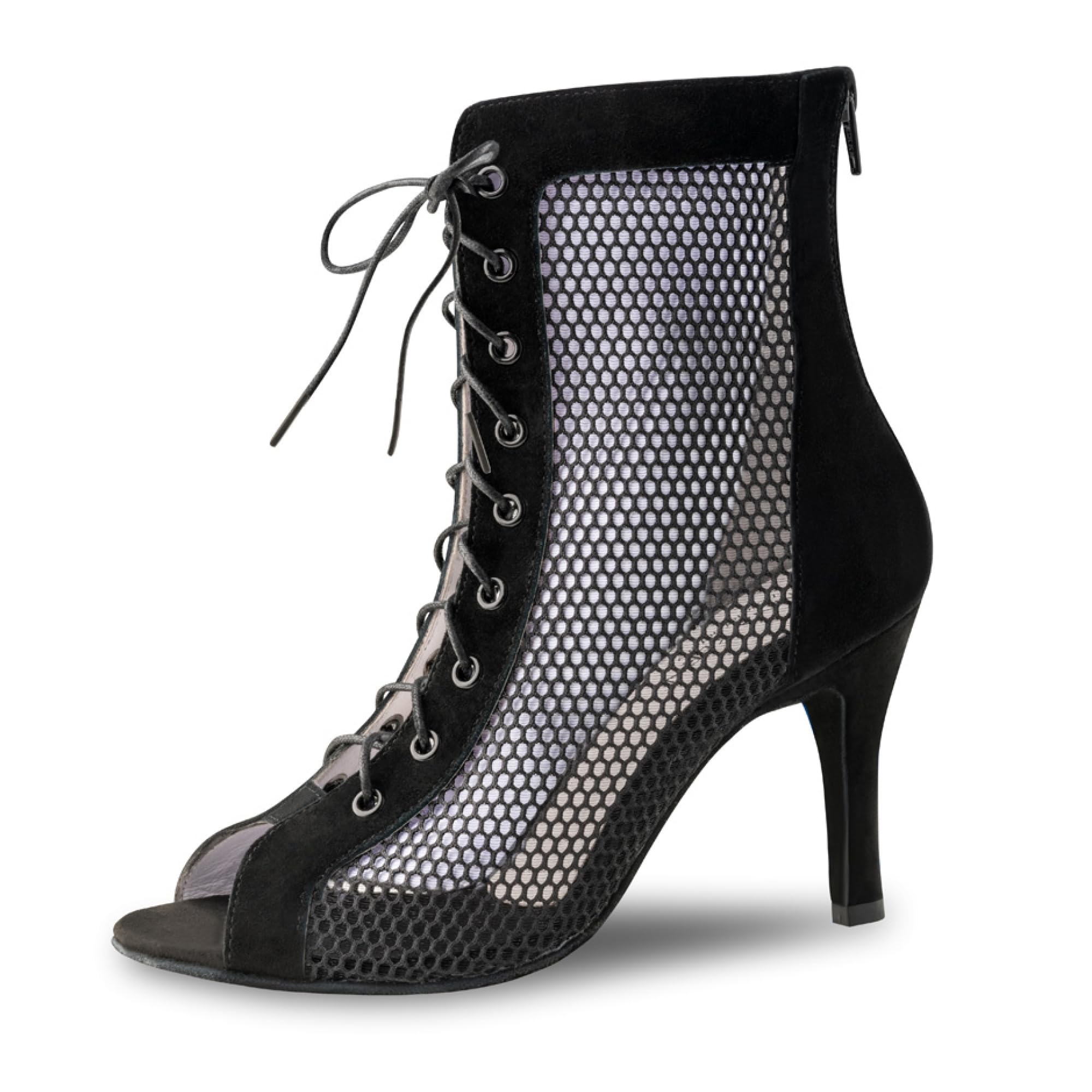 anna-kern-regine-tanzstiefelette-schwarz-mesh-7-5-cm image 1