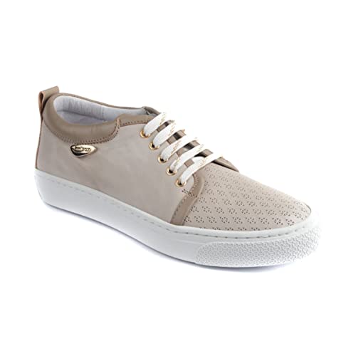 portdance-sneakers-pd962-tanzsneaker-leder-beige-sneaker-sohle image 5