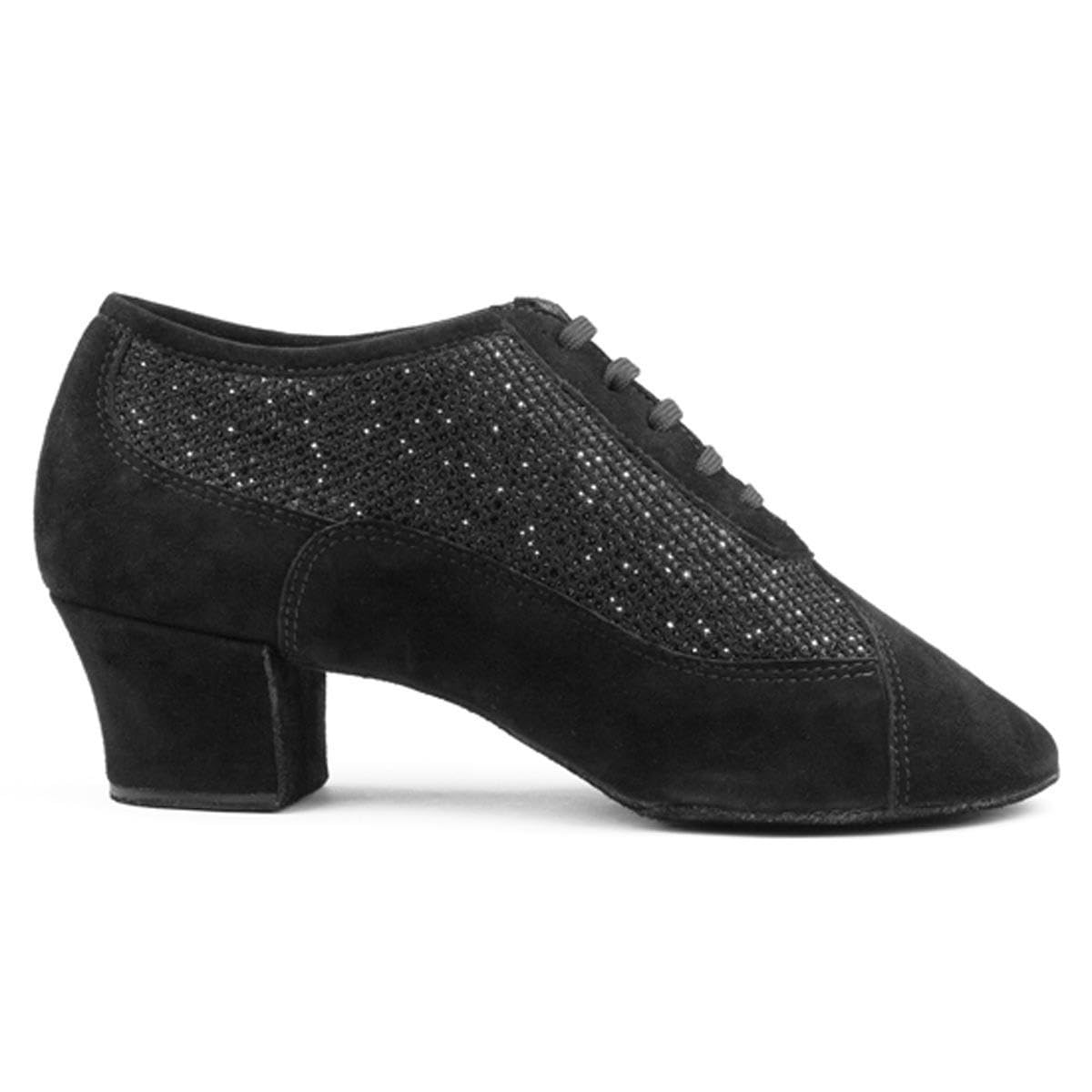 portdance-pd701-trainer-tanzschuhe-schwarz-nubuk-4-cm image 1