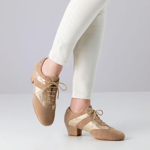 anna-kern-sandrine-trainerschuh-beige-gold-gr-36-geteilte-sohle image 4