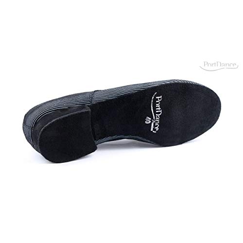 portdance-standard-pd018-fashion-herrenschuh-schwarz-wei-2-cm image 5