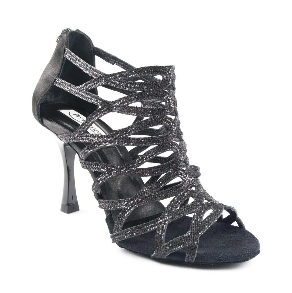 portdance-latin-pd803-pro-tanzschuhe-schwarz-satin-6-cm-gr-38-5 image 1