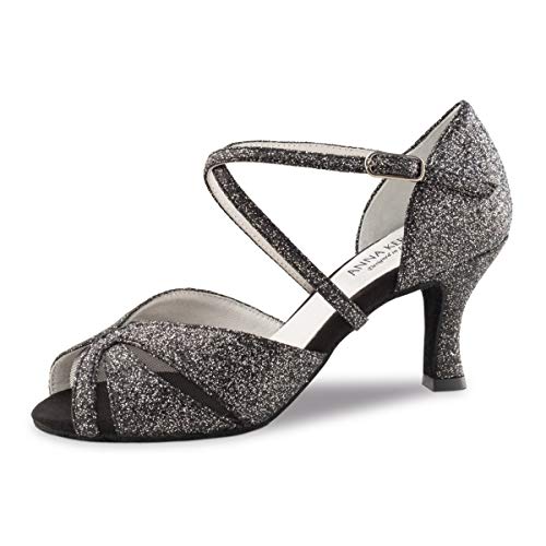 anna-kern-delphine-780-60-tanzschuhe-schwarz-silber-6-cm image 8