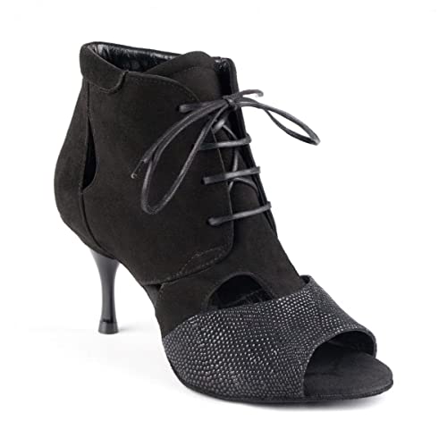 portdance-latin-pd809-pro-tanzschuhe-schwarz-nubuck-5-5-cm image 6