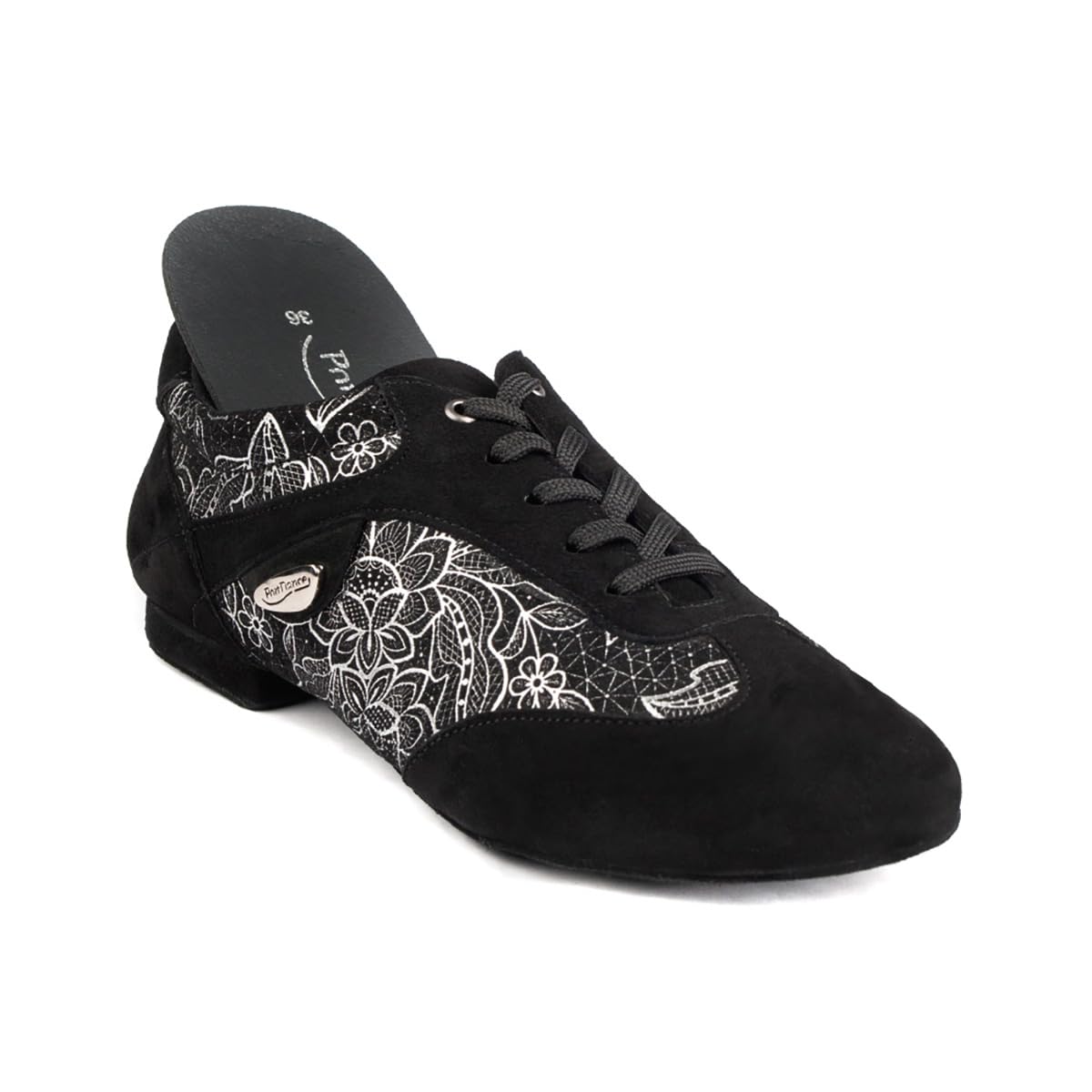 portdance-pd09-trainer-tanzschuhe-schwarz-wei-gr-38 image 3