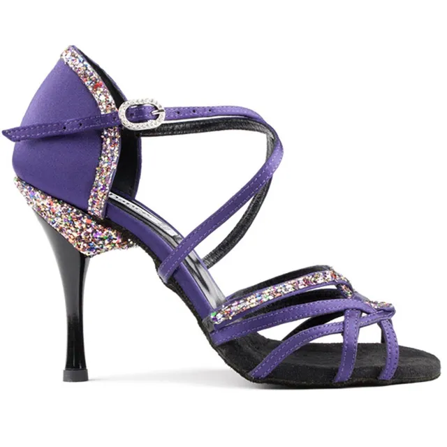 portdance-pd800-pro-latin-tanzschuhe-purple-satin-7-5-cm image 1