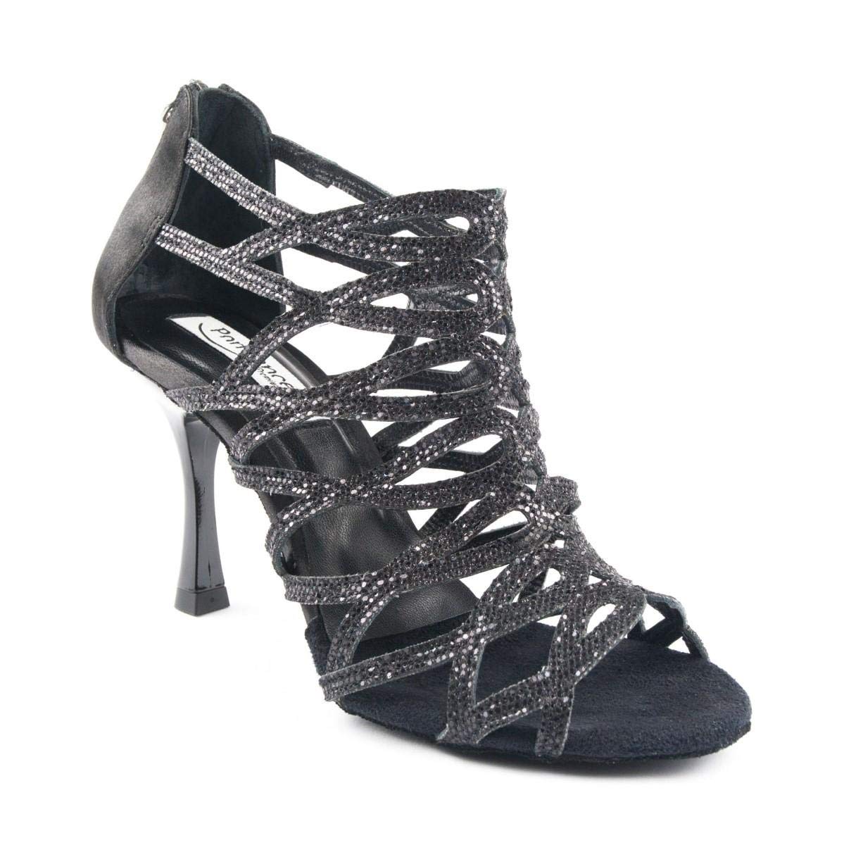 portdance-latin-pd803-pro-tanzschuhe-satin-schwarz-37-6cm image 2