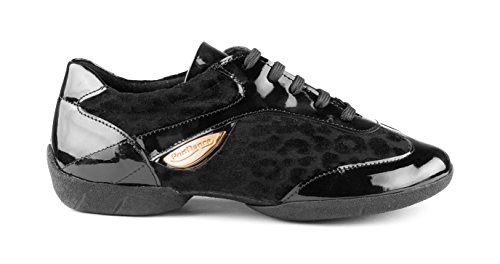 portdance-pd02-fashion-dance-sneaker-schwarz-lack image 2