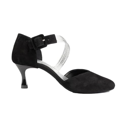 portdance-latin-pd126-tanzschuhe-nubuk-schwarz-5-cm-gr-37-5 image 4