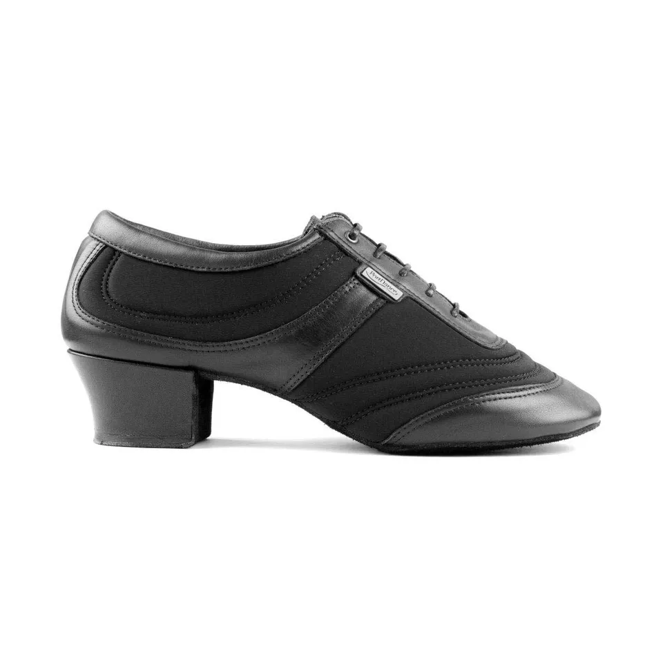 portdance-latin-pd013-tanzschuhe-herren-leder-schwarz-4cm image 1