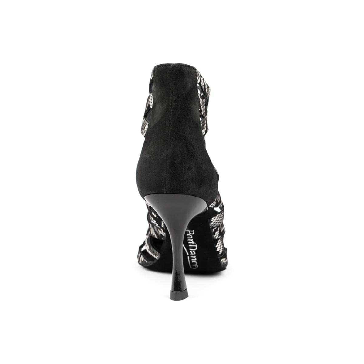 portdance-latin-pd804b-tanzschuhe-schwarz-wei-7-cm-flare image 3