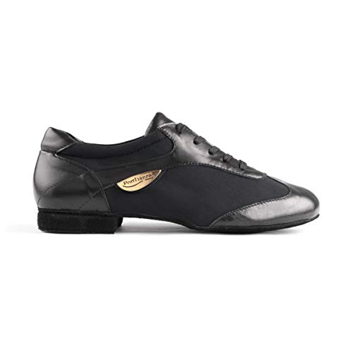 portdance-pd03-tanzsneakers-schwarz-leder-neopren-damen image 2