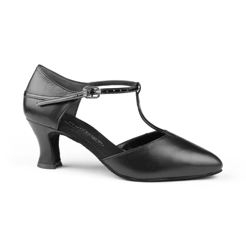 portdance-latin-pd112-basic-tanzschuhe-schwarz-leder-gr-40 image 1