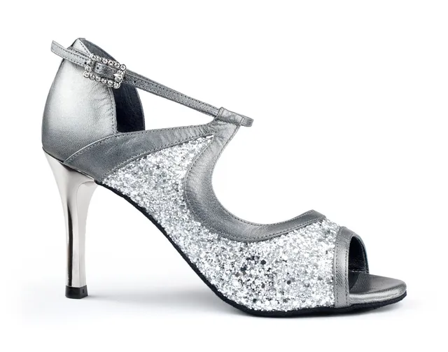portdance-standard-pd504-tango-tanzschuhe-silber-7-cm image 1