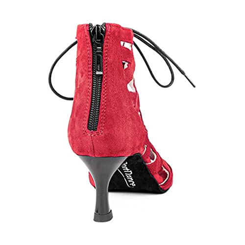 portdance-latin-pd804n-damentanzschuhe-rot-nubuck-5-cm image 6