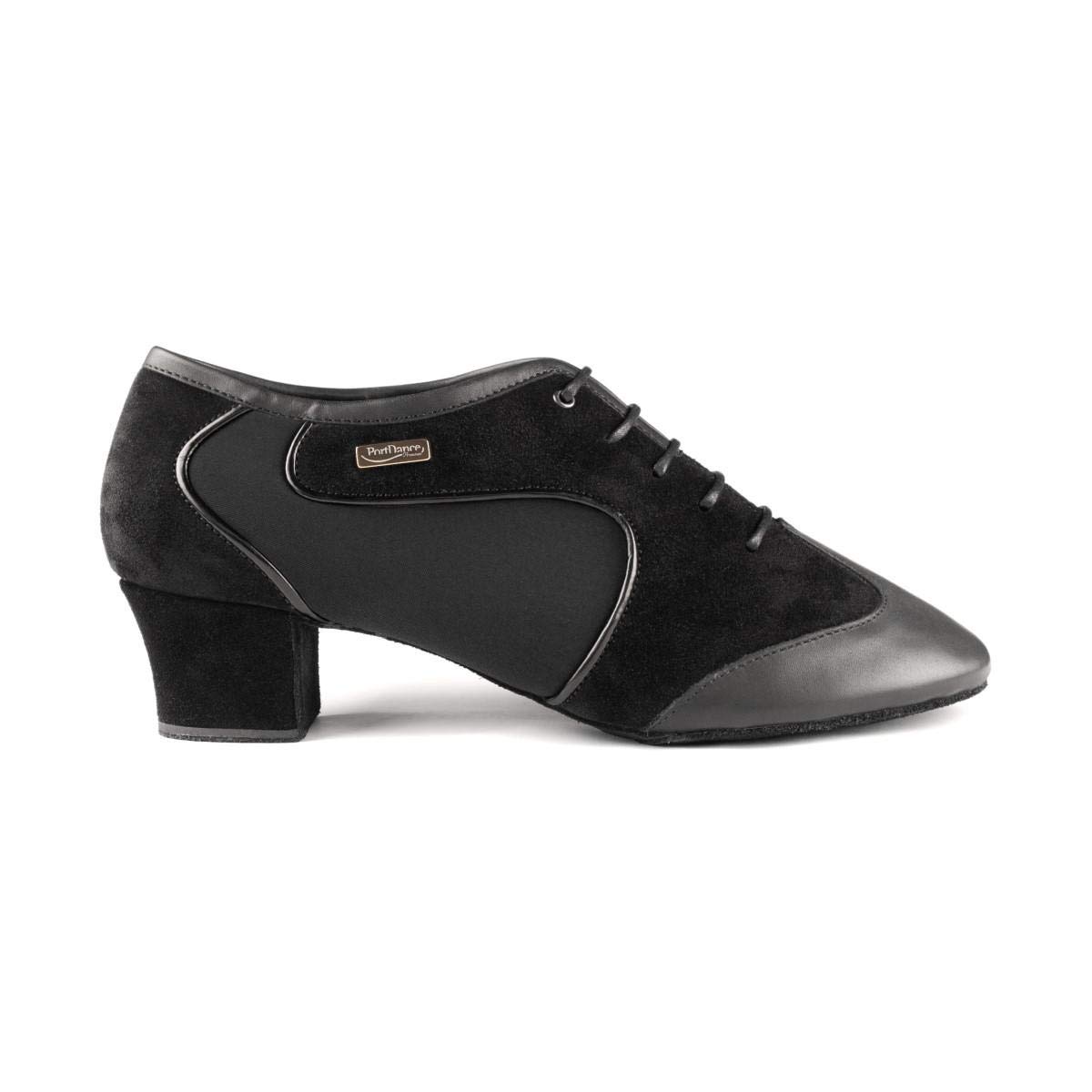portdance-latin-pd014-pro-herrentanzschuhe-leder-schwarz-4-cm image 1