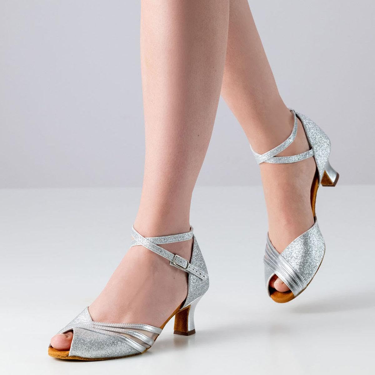 anna-kern-christelle-tanzschuhe-silber-5cm-gr-36 image 2