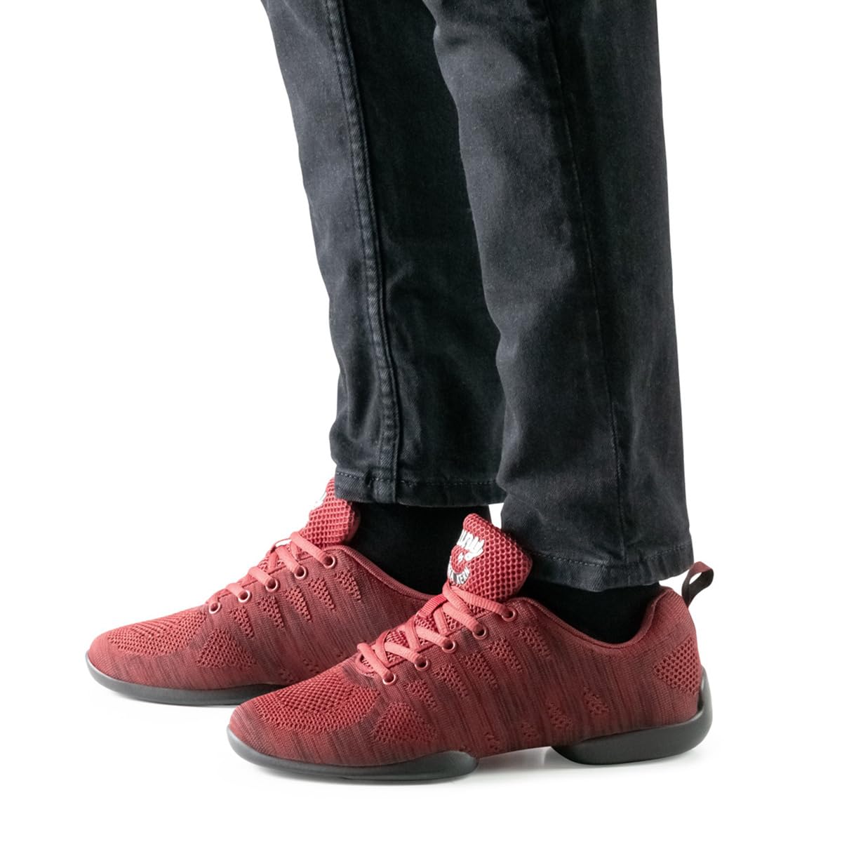 anna-kern-trainerschuhe-4035-bold-herren-rot-schwarz-textil-45 image 2