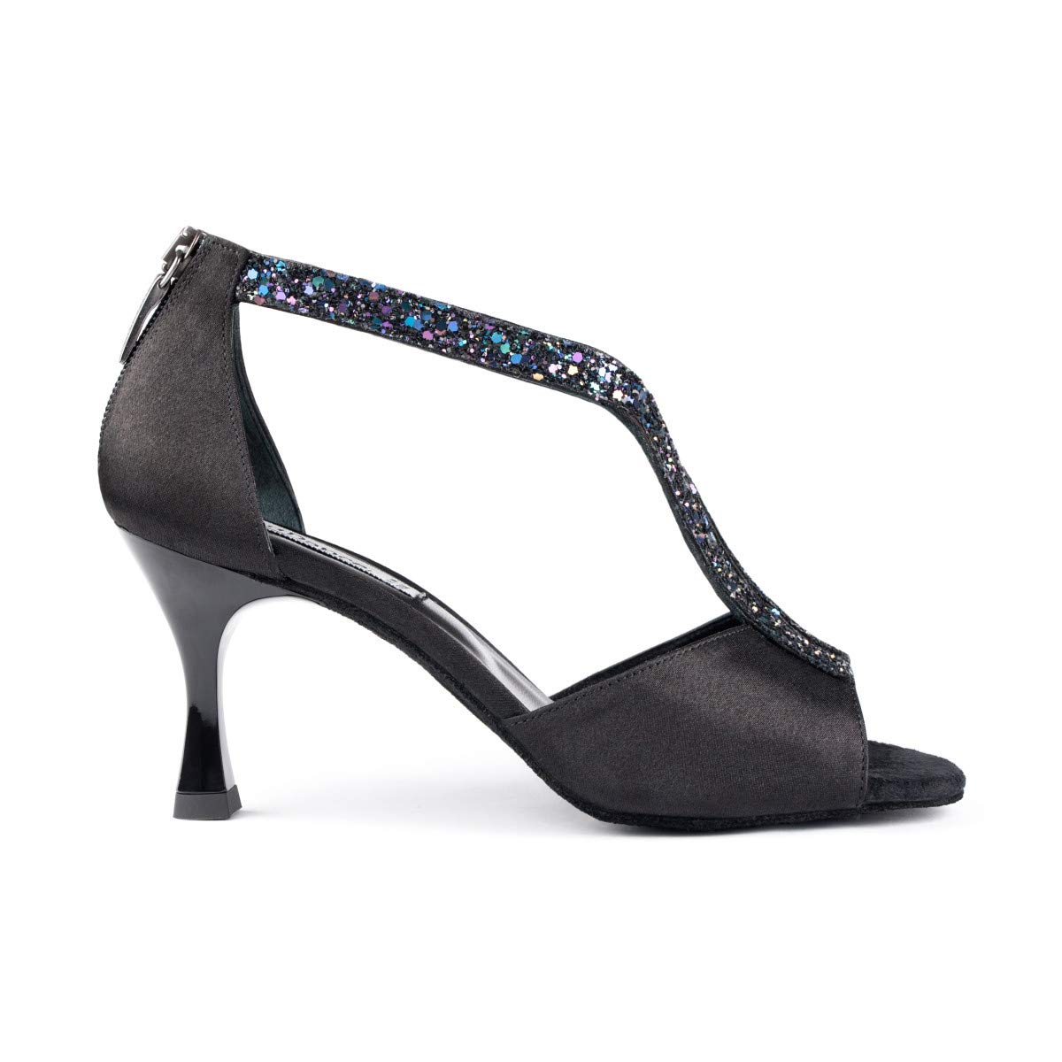 portdance-pd806-pro-latein-tanzschuhe-schwarz-satin-7-cm image 2