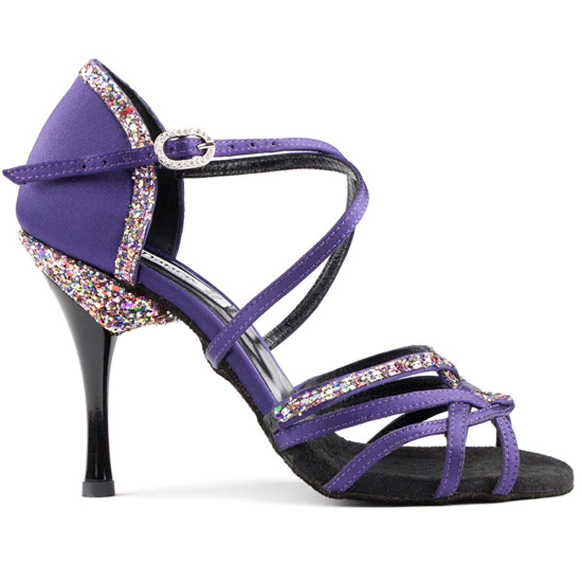 portdance-pd800-pro-latin-tanzschuhe-purple-satin-7-5-cm image 1