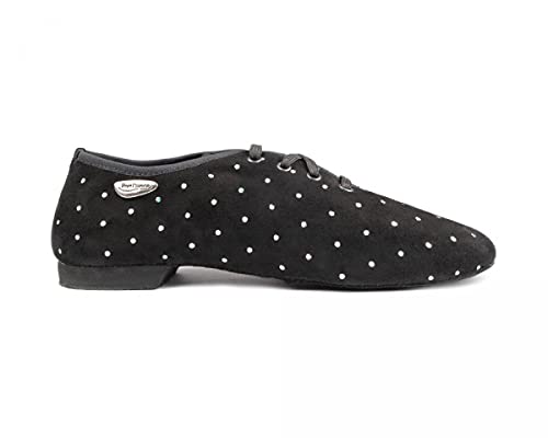 portdance-sneakers-pd-j001-tanzsneaker-schwarz-nubuck-rauhleder image 4