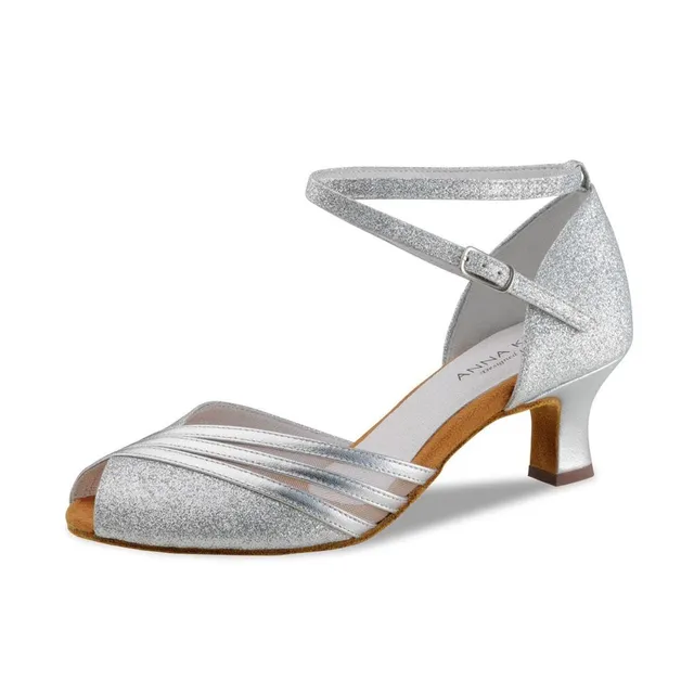 anna-kern-christelle-tanzschuhe-silber-5cm-gr-36 image 1