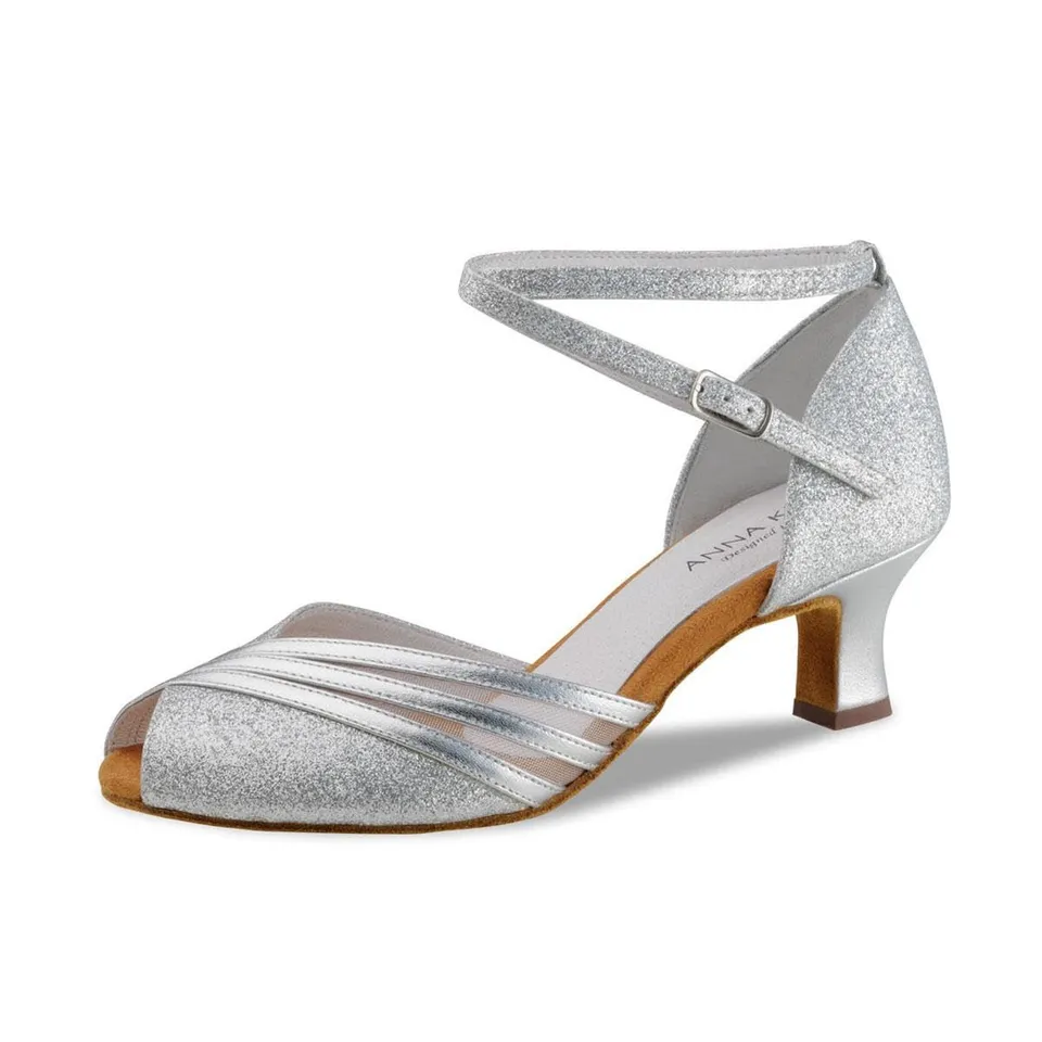 anna-kern-christelle-tanzschuhe-silber-5cm-gr-36 image 1