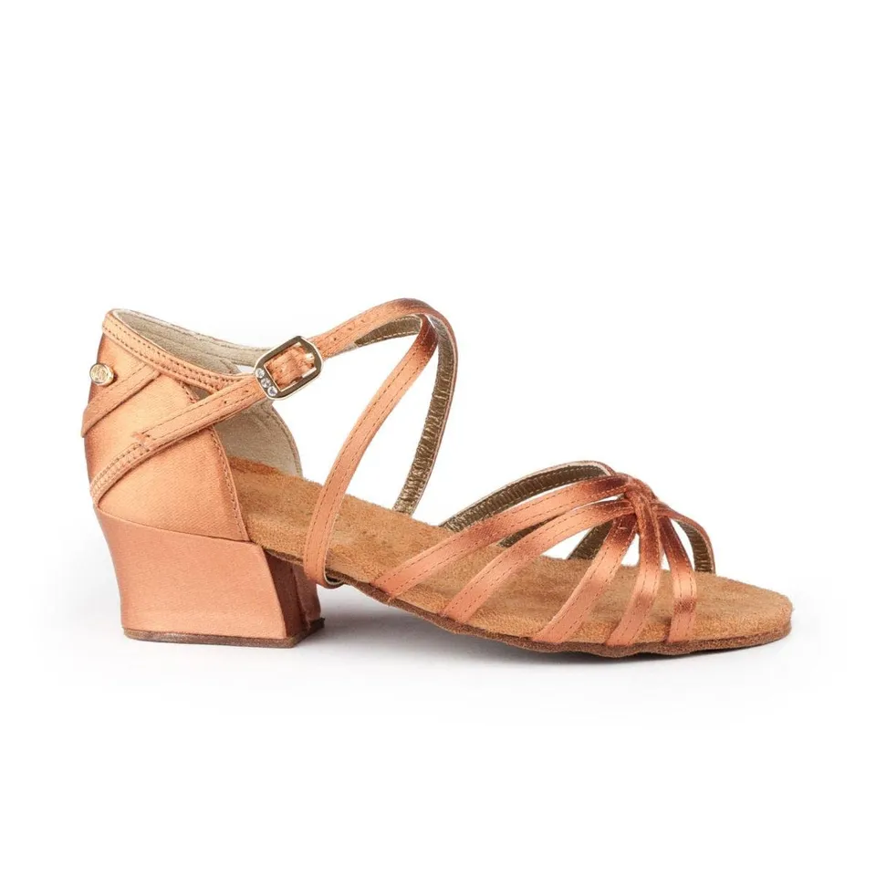 portdance-lowers-pd301-tanzschuhe-m-dchen-dark-tan-3-cm image 1