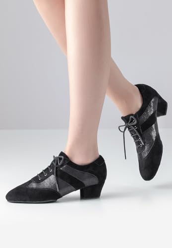 anna-kern-sandrine-trainerschuh-schwarz-velourleder-sohle-geteilt image 6