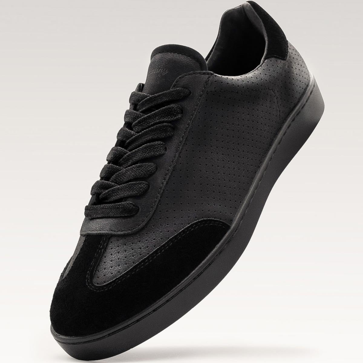 anna-kern-suny-7430-herren-tanzsneaker-schwarz-leder-pu-sohle image 7
