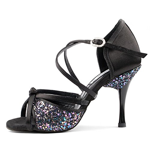 portdance-latin-pd801-pro-tanzschuhe-satin-schwarz-37-7-5cm image 2