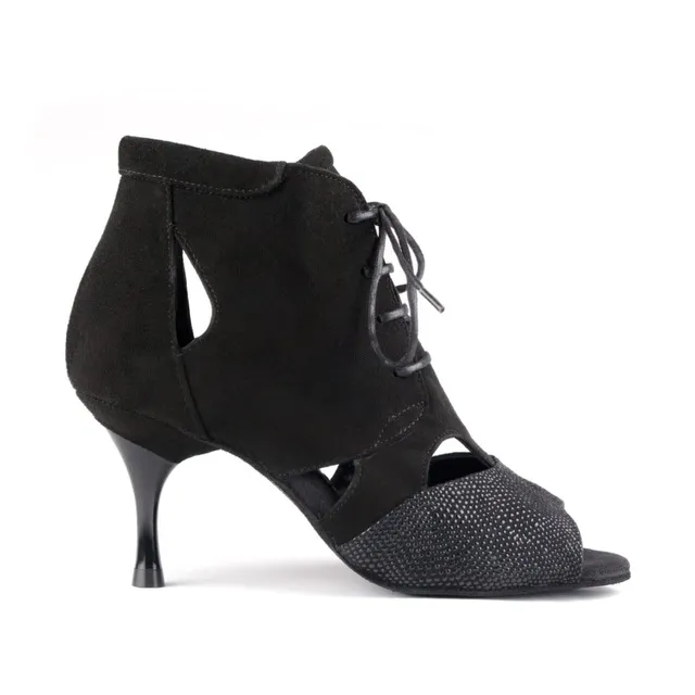 portdance-latin-pd809-pro-tanzschuhe-schwarz-nubuck-5-5-cm image 1