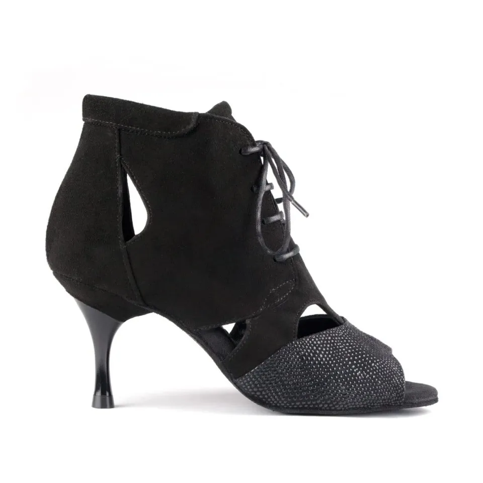 portdance-latin-pd809-pro-tanzschuhe-schwarz-nubuck-5-5-cm image 1