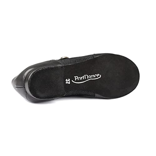 portdance-pd07-tanzsneaker-schwarz-41-leder-rauledersohle image 7