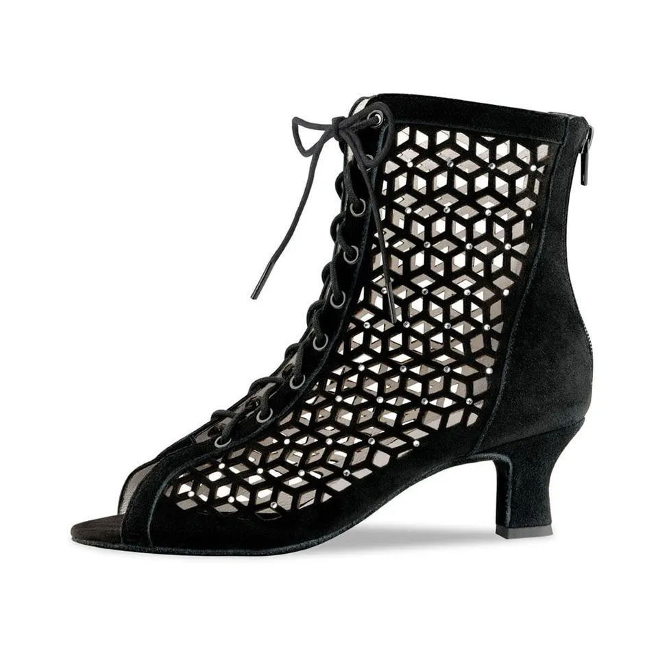 anna-kern-elaine-tanzstiefel-damen-schwarz-5-cm-strass image 1