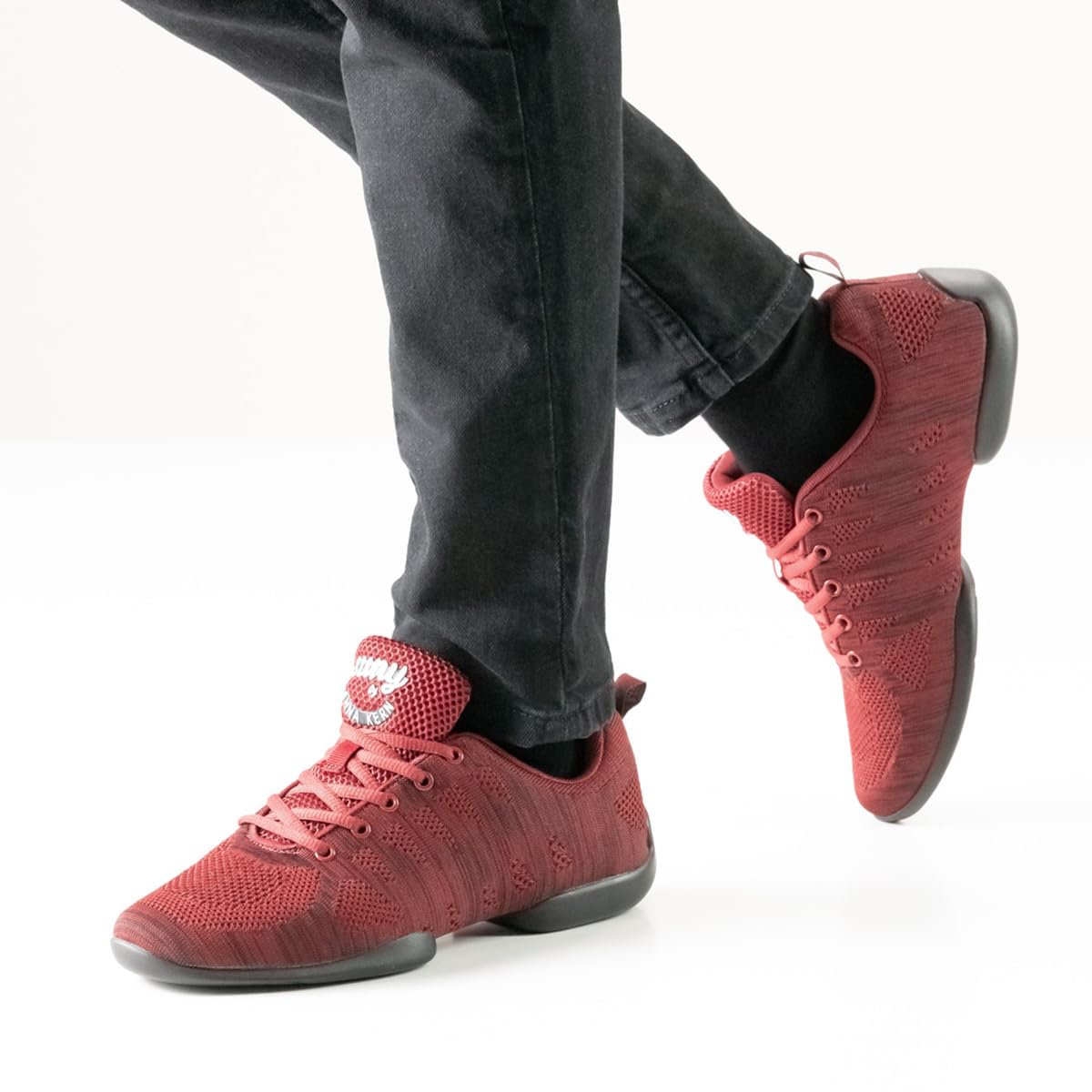 anna-kern-trainerschuhe-4035-bold-herren-rot-schwarz-textil-45 image 5