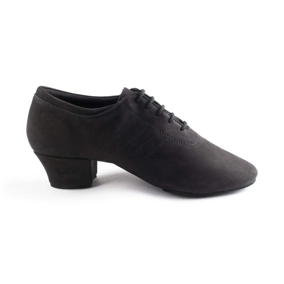 portdance-latin-pd008-herren-tanzschuhe-nubuk-schwarz image 1