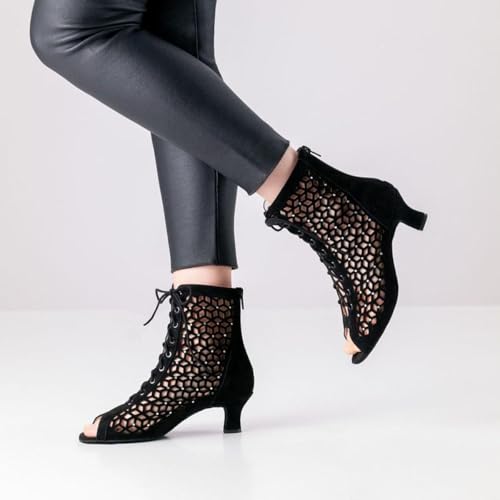 anna-kern-elaine-tanzstiefel-damen-schwarz-5-cm-strass image 8