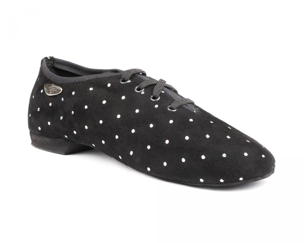 portdance-sneakers-pd-j001-tanzsneaker-schwarz-nubuck-rauhleder image 2