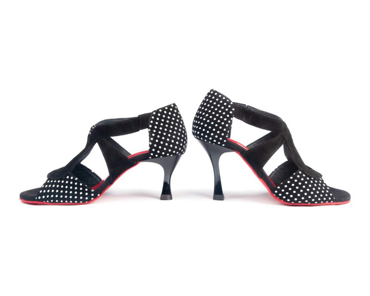 portdance-pd508-damen-tanzschuhe-schwarz-dots-5-cm image 3