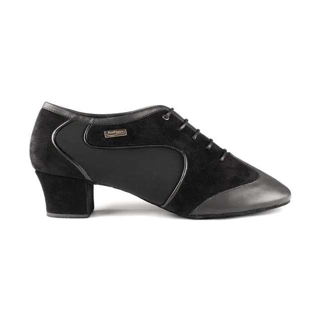 portdance-latin-pd014-pro-herrentanzschuhe-leder-schwarz-4-cm image 1